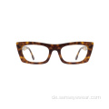 Frauen Mode Cat Eye Acetat optische Rahmenbrille